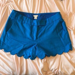 J. Crew 4” scalloped short